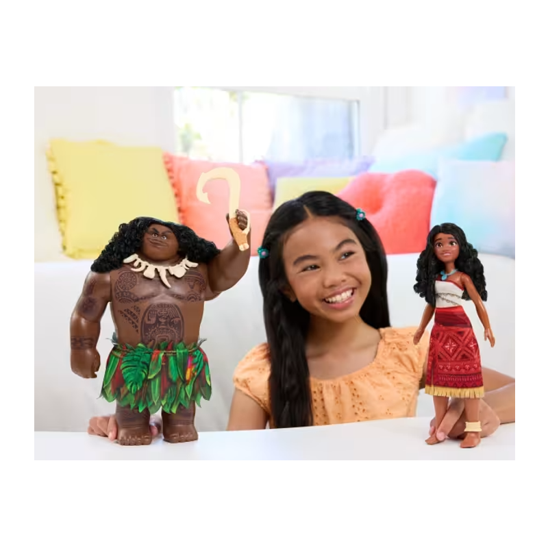 Moana 2 Boneco Moana e Maui Articulado - Mattel