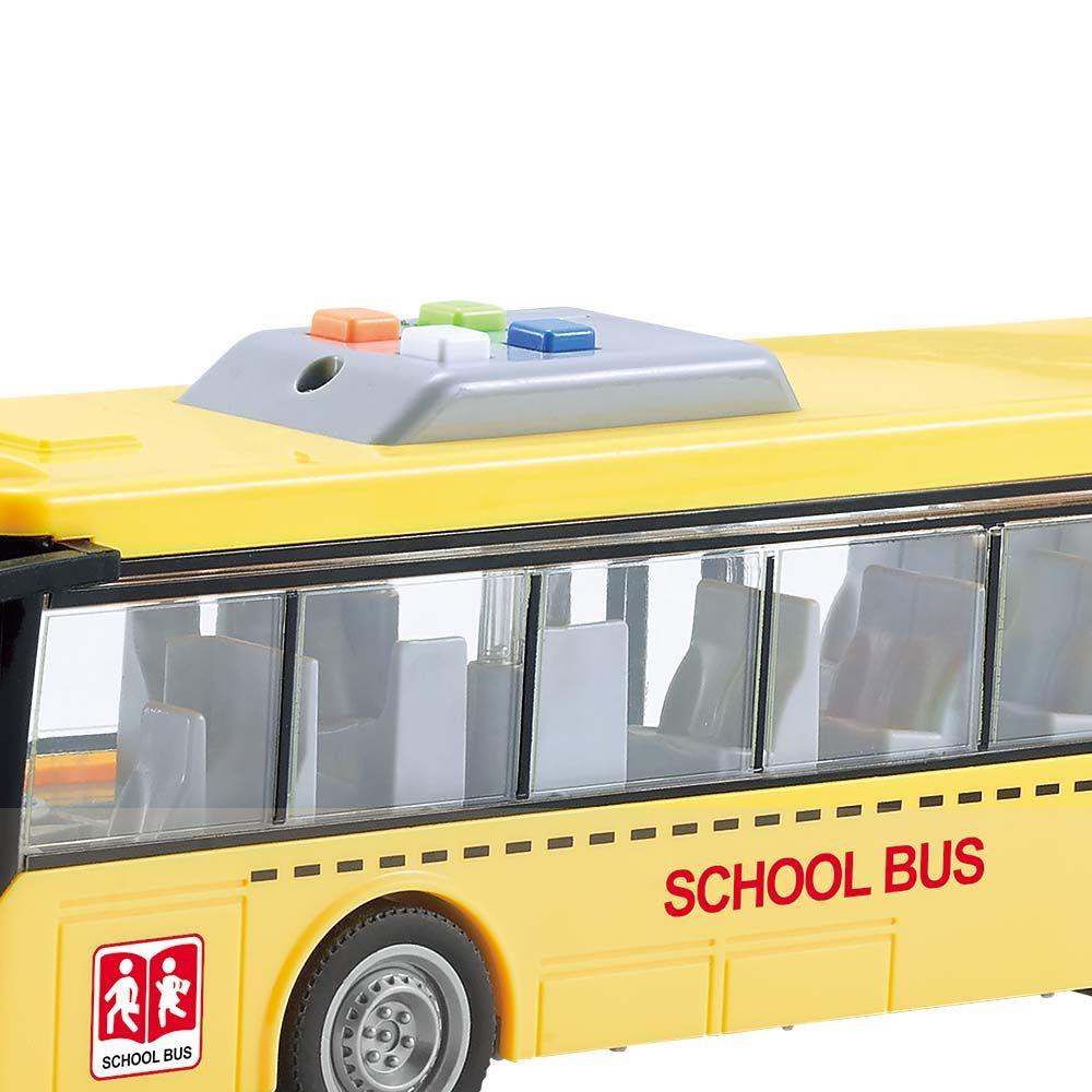 Ônibus Escolar de Fricção - 1:16 - com Luz e Som