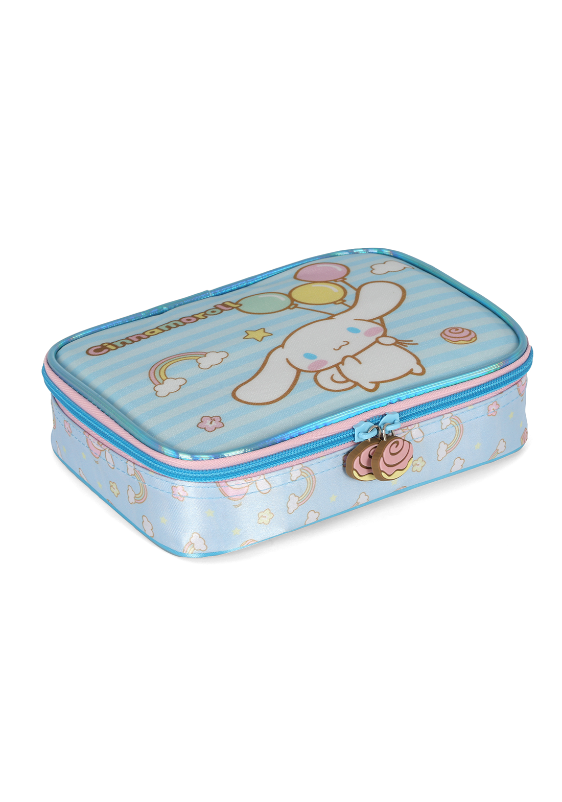 Kit Mochila Cinnamoroll Luxcel  Estojo Cinnamoroll Luxcel – Fofura e praticidade para a rotina escolar