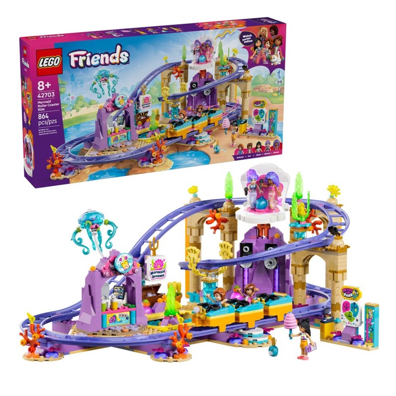 Lego Friends Passeio de montanha-russa da sereia - 42703