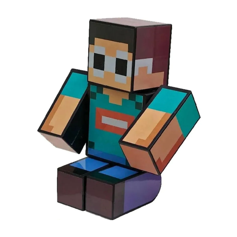 Boneco Streamers George 25CM Minecraft - Algazarra