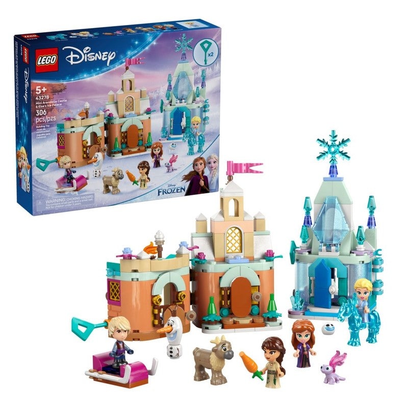 Lego Disney Mini Castelo de Arendelle e Palácio de Gelo de Elsa - 43278