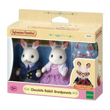 Sylvanian Families Avós Coelhos Chocolate Epoch 5190