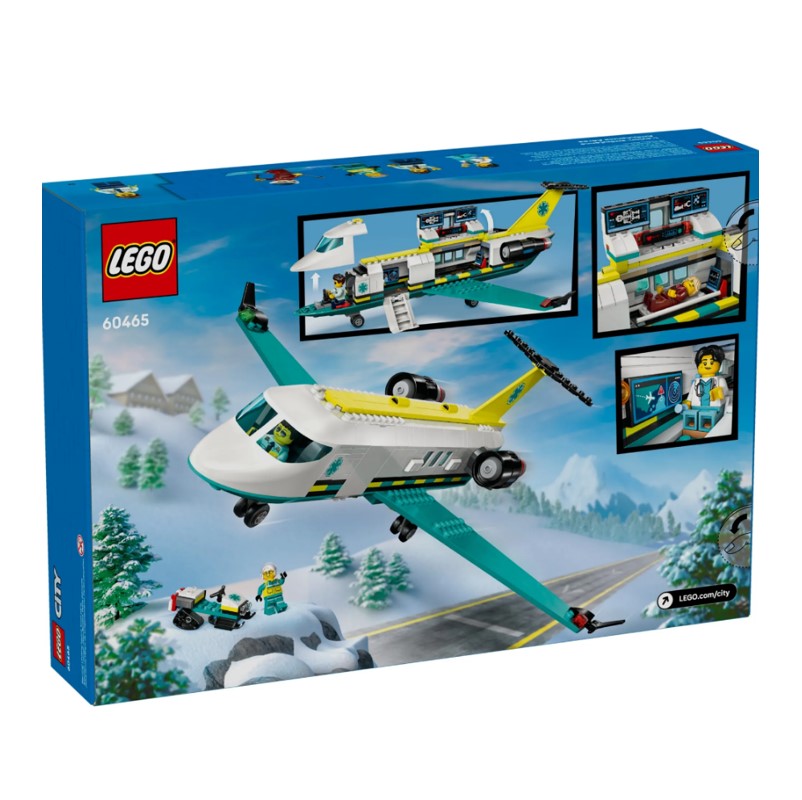 Lego City Avião Ambulância de Emergência - 60465