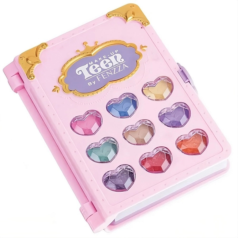 Paleta de Sombras Batom Gloss e Blush Meu Querido Diario - Fenzza
