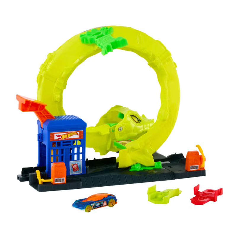 Hot Wheels City Pista de Brinquedo Ataque da cobra - Mattel