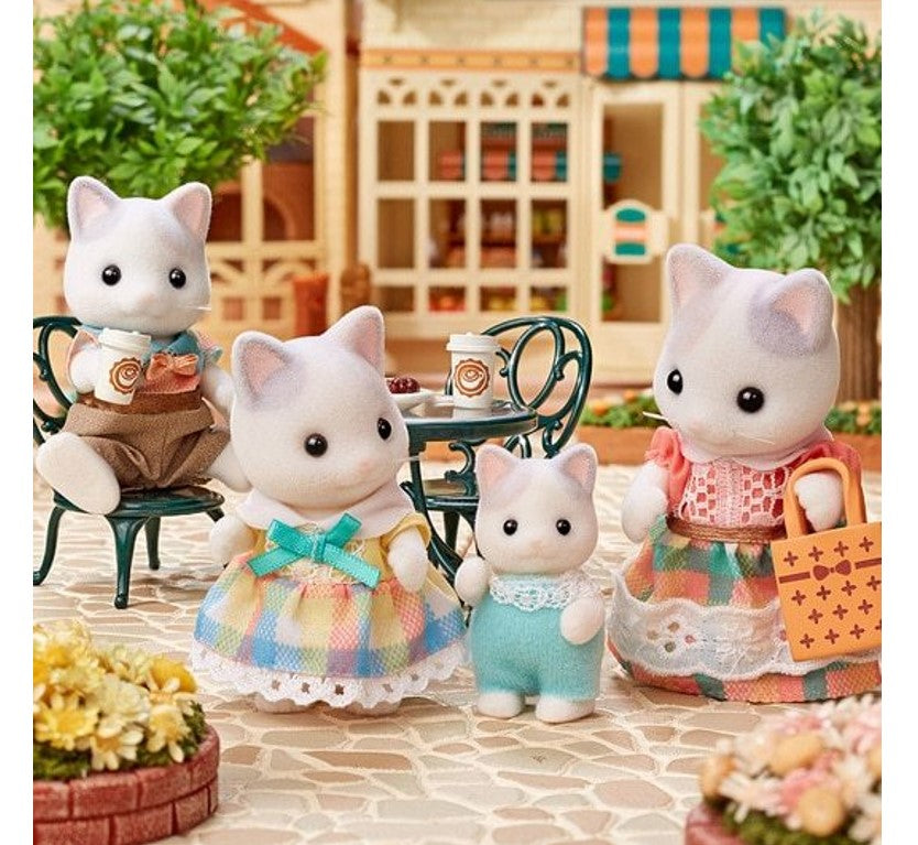 Sylvanian Families Família dos Gatos de Leite - Epoch