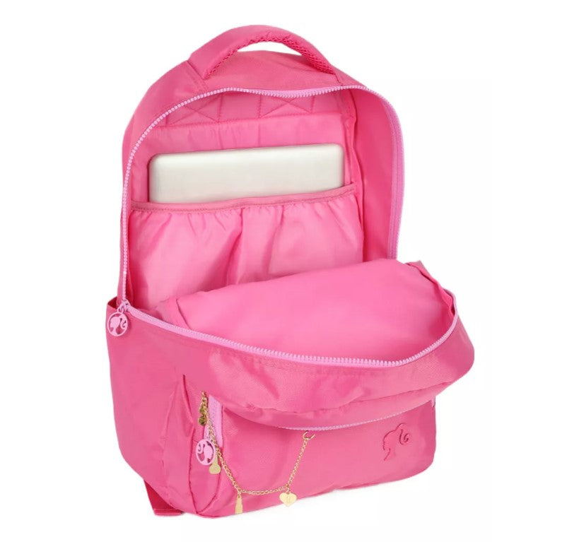 Mochila de Costas Barbie Porta Notebook Pink - Luxcel