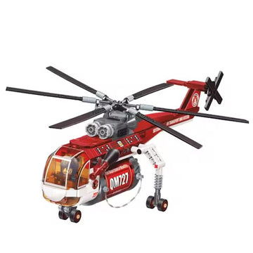 Mine City Helicóptero de Resgate e Incêndio - KEEPPLAY