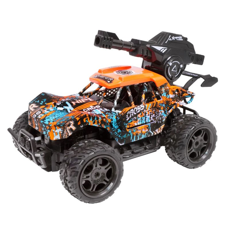 Xniper Cross Carro Controle Remoto Lançador Bolinha Gel - POLIBRINQ