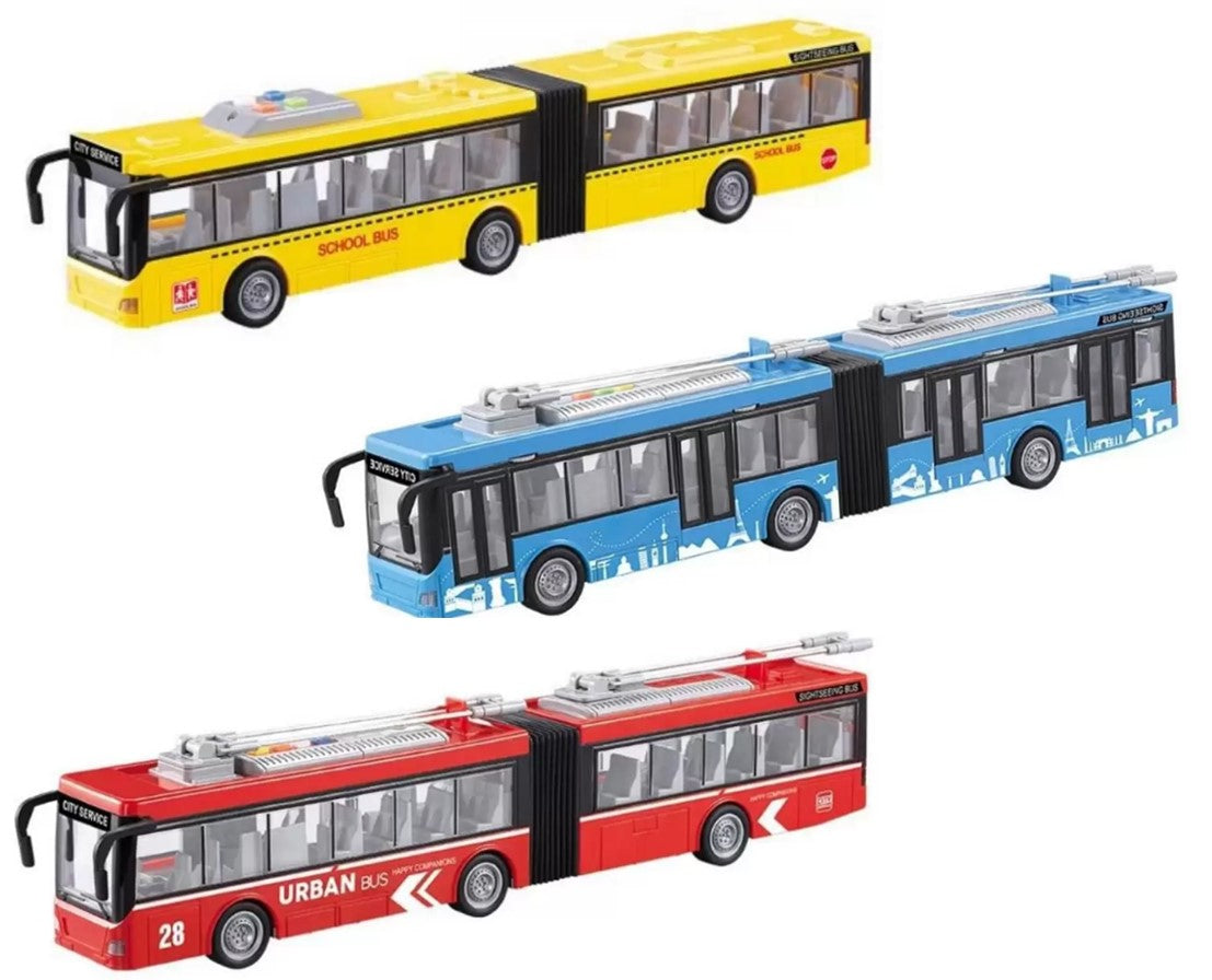 Big Ônibus de Fricção com Som e Luz - Dm Toys