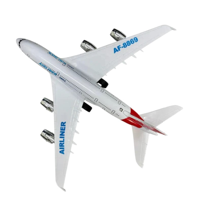 Avião de Brinquedo Airliner com luz e som - SHINY TOYS