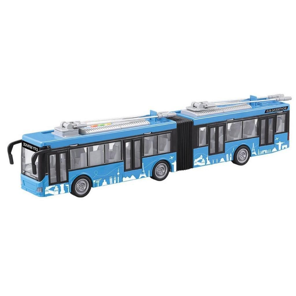 Big Ônibus de Fricção com Som e Luz - Dm Toys