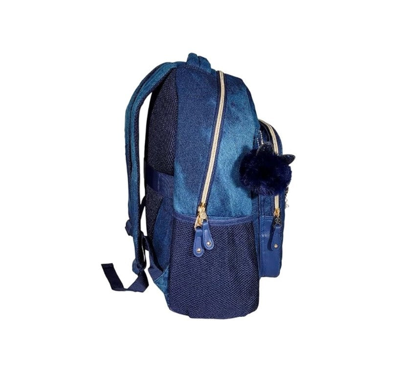 Mochila de Costas Juvenil Jeans Rebecca Bonbon RB24666