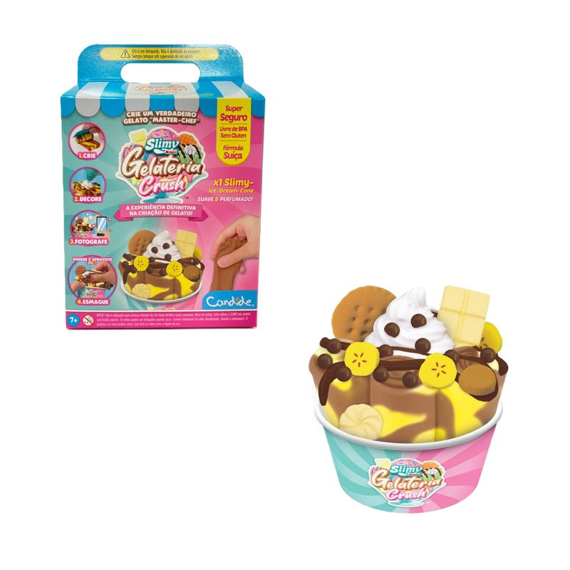 Kit Slime de Sorvete Slimy Gelateria Crush - Candide