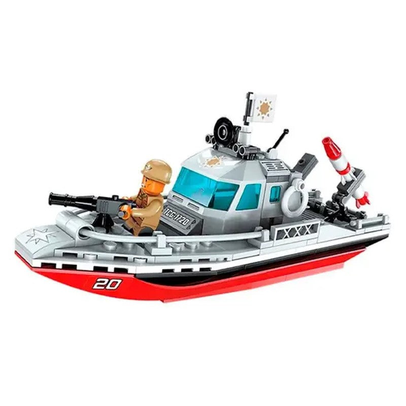 Blocos de Montar Combat Zones Conflito na Costa - KEEPPLAY