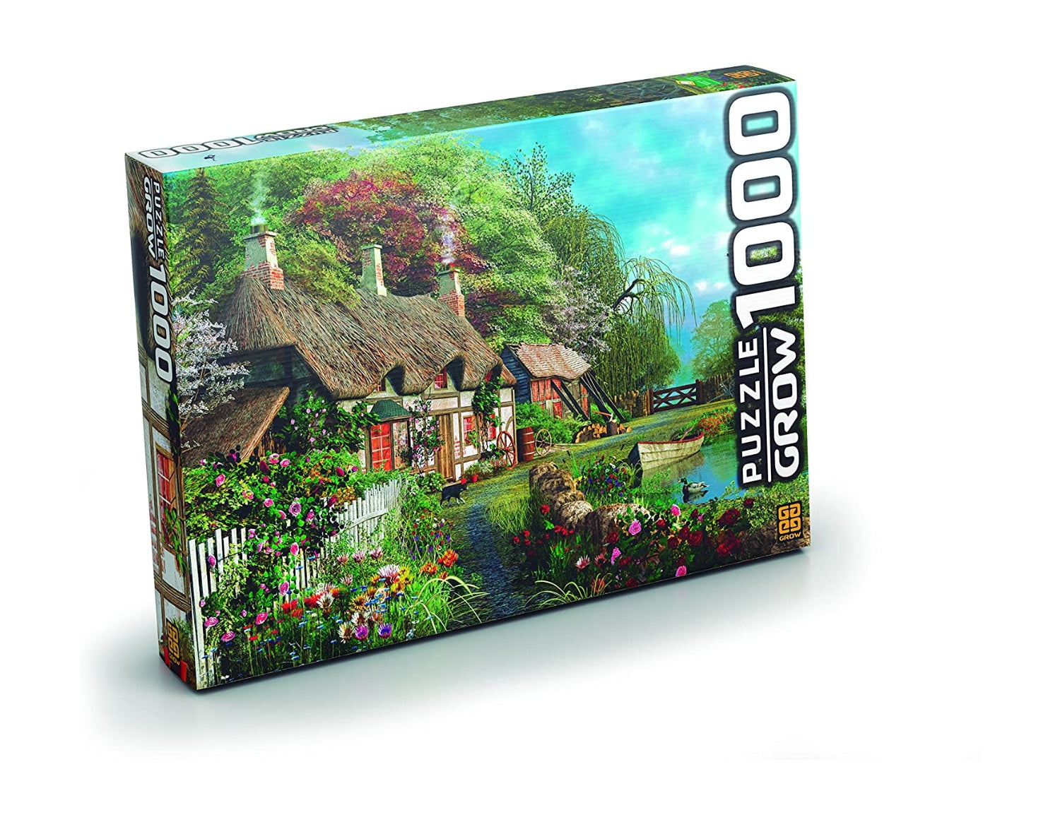 Quebra-Cabeça Puzzle Casa no Lago - 1000 Peças - Grow