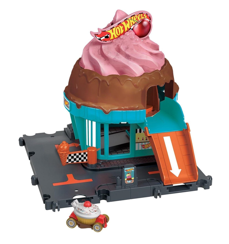 Pista Hot Wheels Conjunto Sorveteria Na Cidade - Mattel