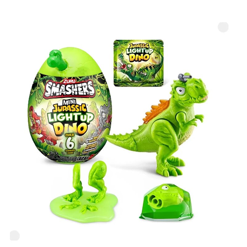 Smashers Light Ovo Médio Jurassic Verde Série 1 Surpresa - Fun