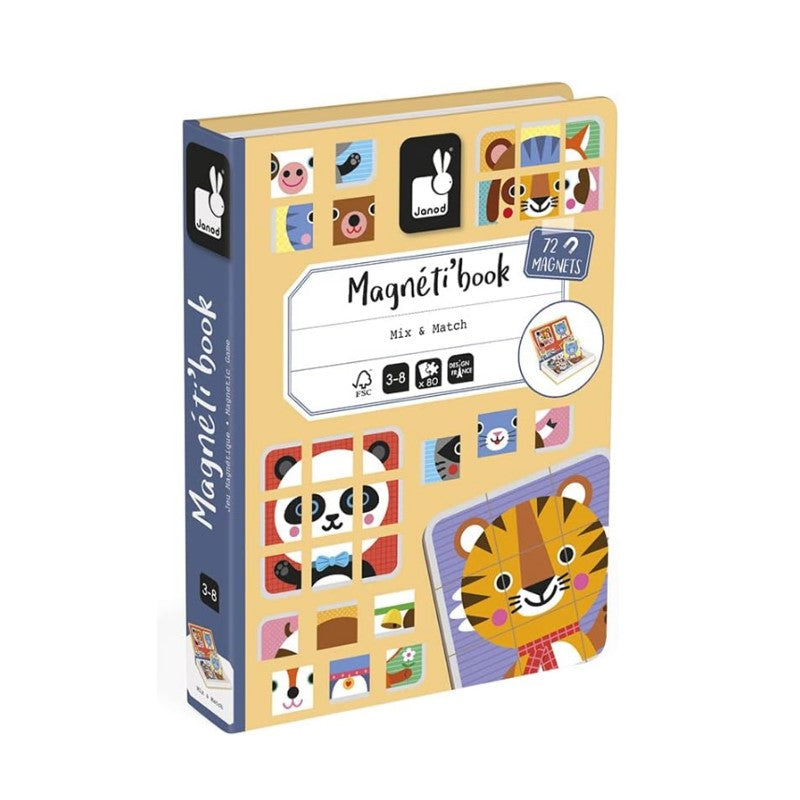 Livro Magnético Misture e Combine Animais Fofos - Maped