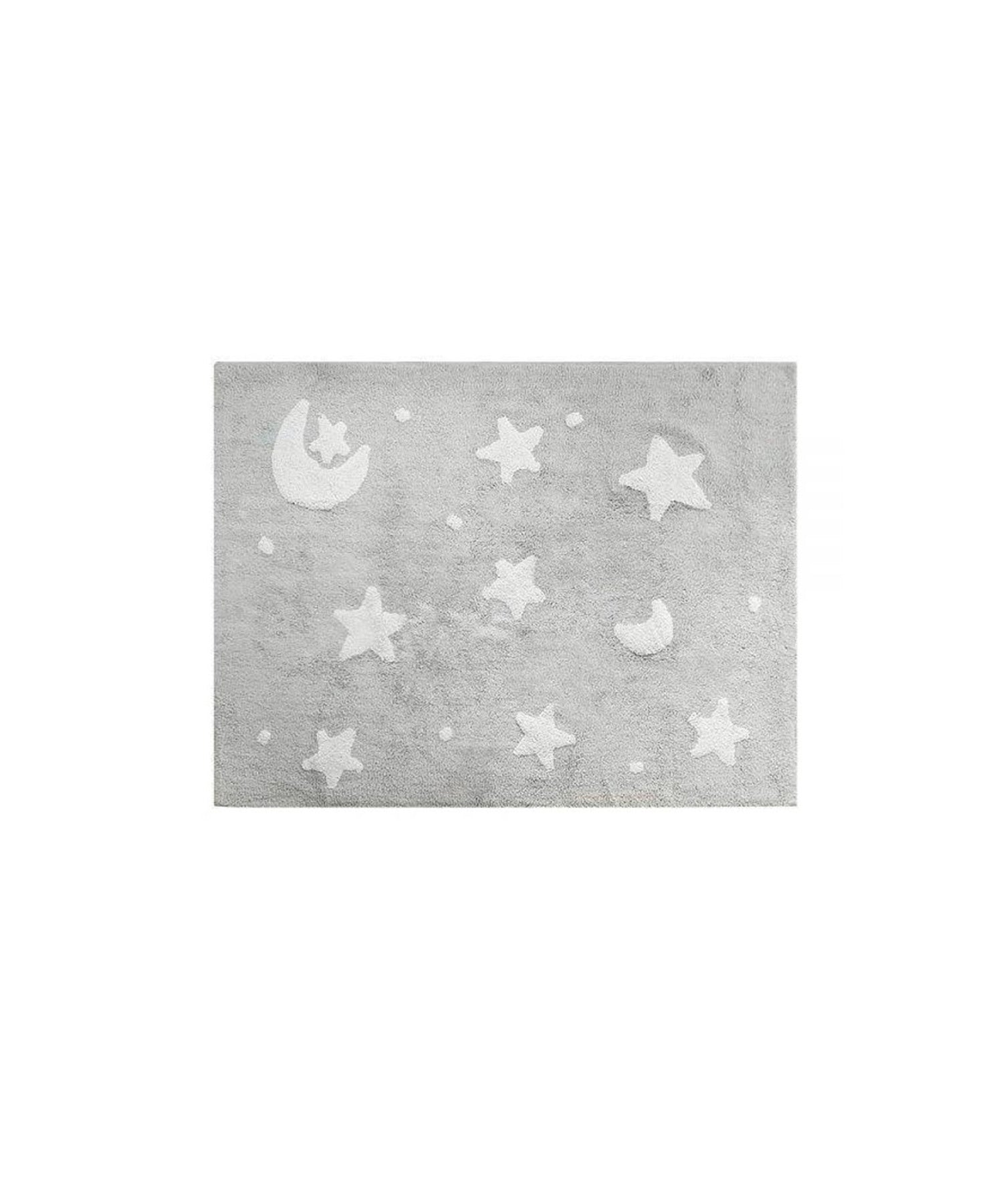 Tapete Sky Cinza E Branco Estrelado - Nina & Co.