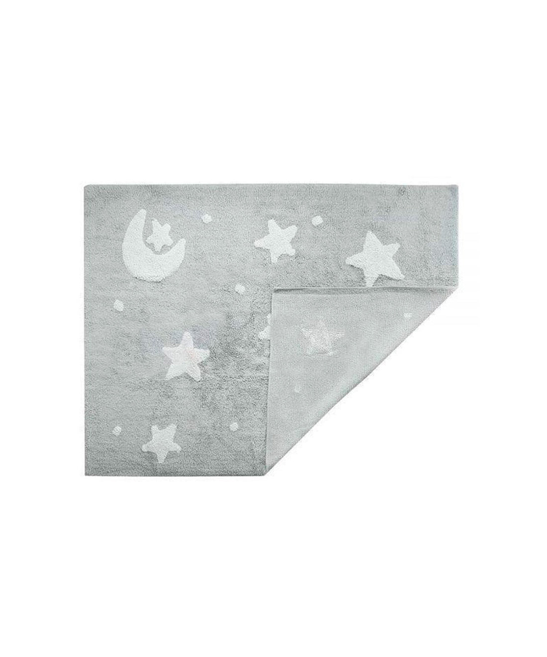 Tapete Sky Cinza E Branco Estrelado - Nina & Co.