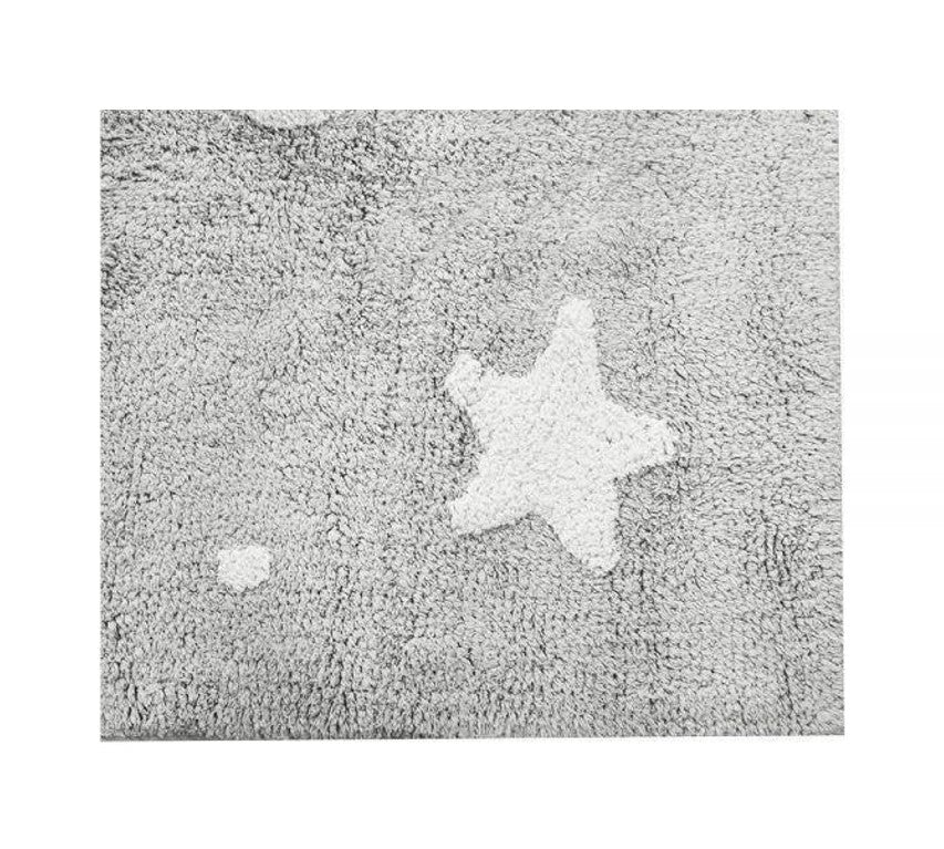 Tapete Sky Cinza E Branco Estrelado - Nina & Co.
