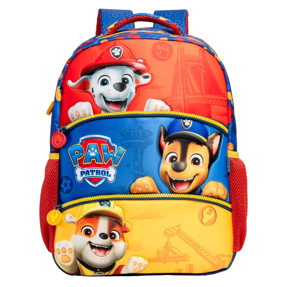Kit Mochila De Costas Infantil Patrulha Canina Xeryus 3D Lancheira Térmica Estojo Escola