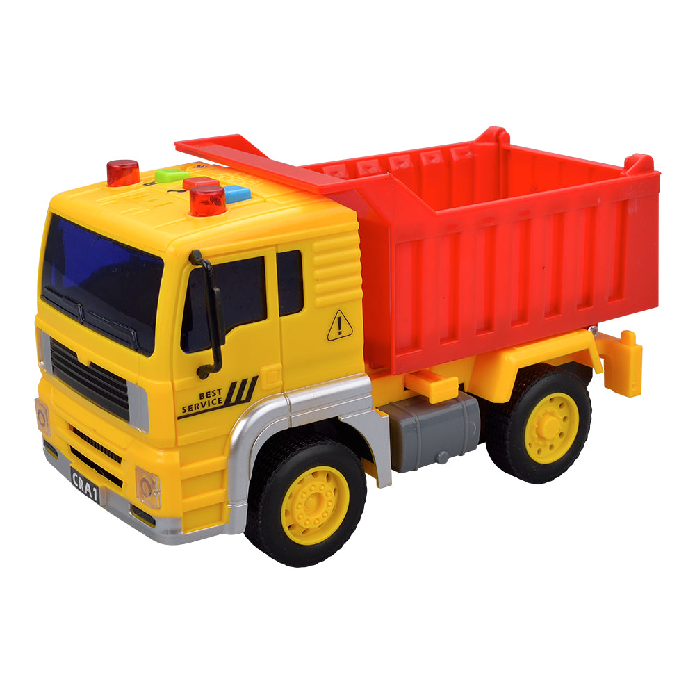 Caminhão de Fricção Construção com Luz e Som - DM Toys 5697