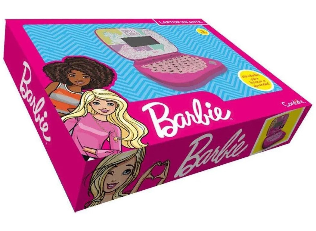 Laptop Barbie Bilíngue - Candide Rosa 1812