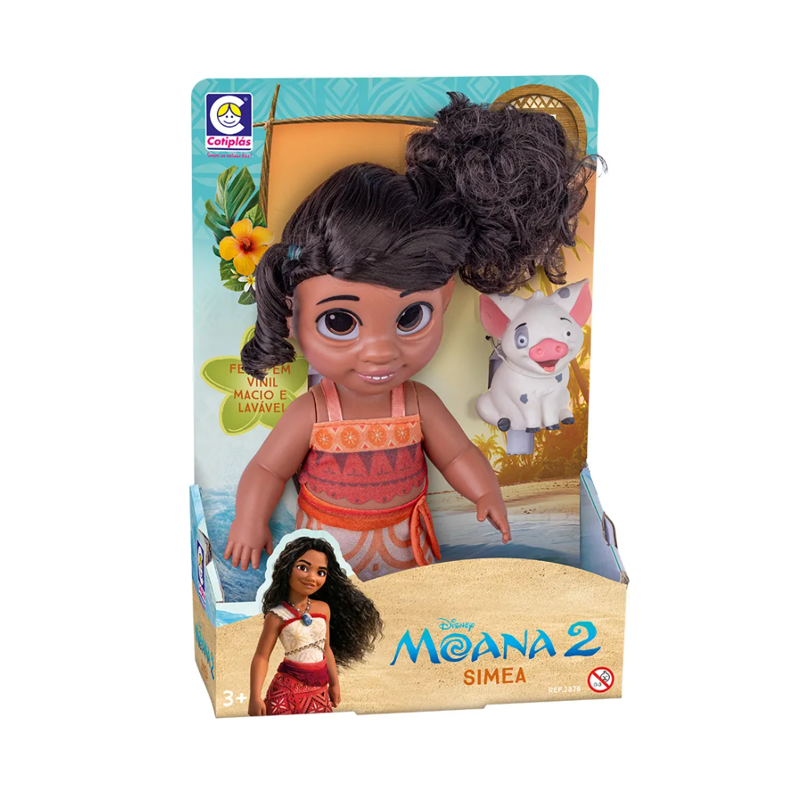 Boneca Simea e Puá Moana 2 Disney - Cotiplás