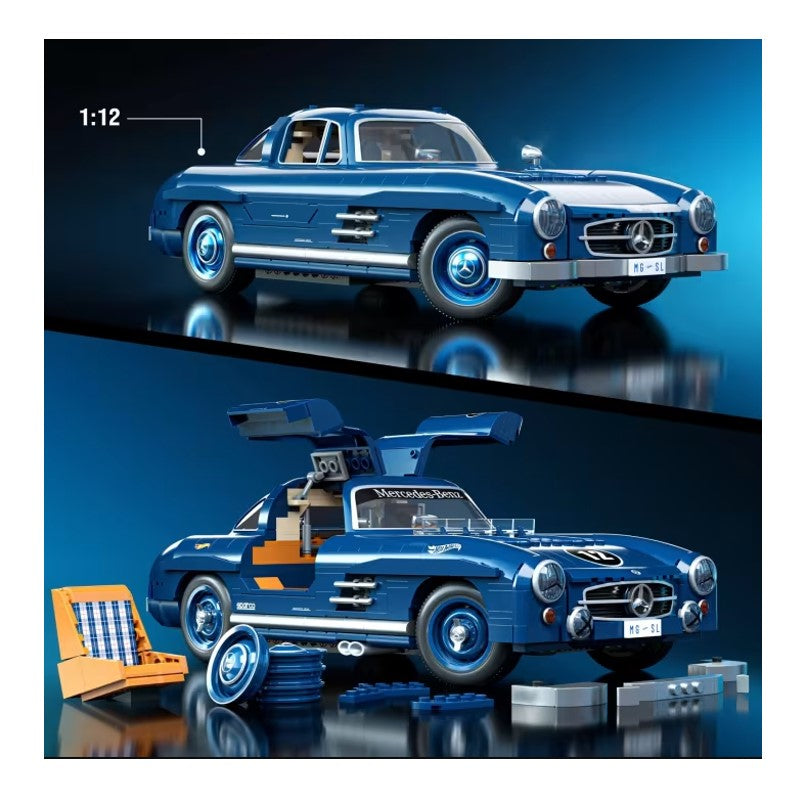 Hot Wheels Brick Shop Premium Mercedes-Benz 300 SL - Mattel