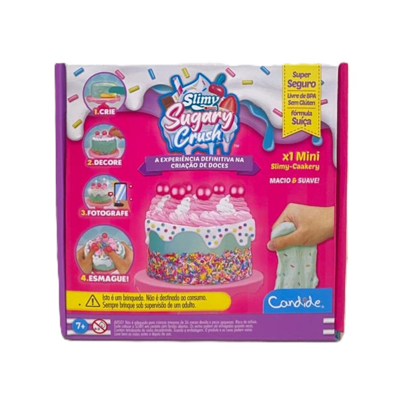 Mini Kit Slime de Bolo Slimy Sugary Crush - Candide