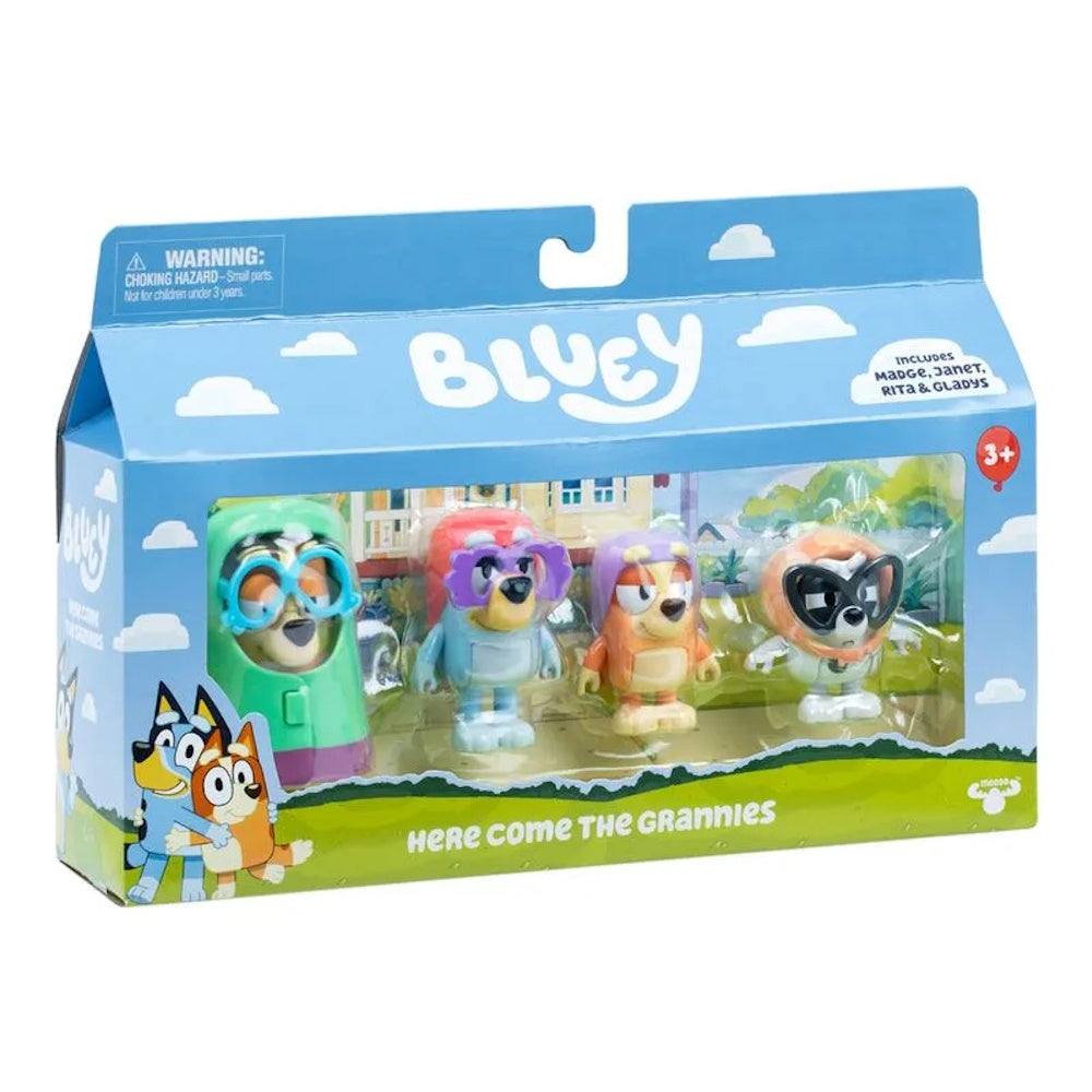 Kit 4 Bonecos Colecionáveis Bluey 6cm - Candide