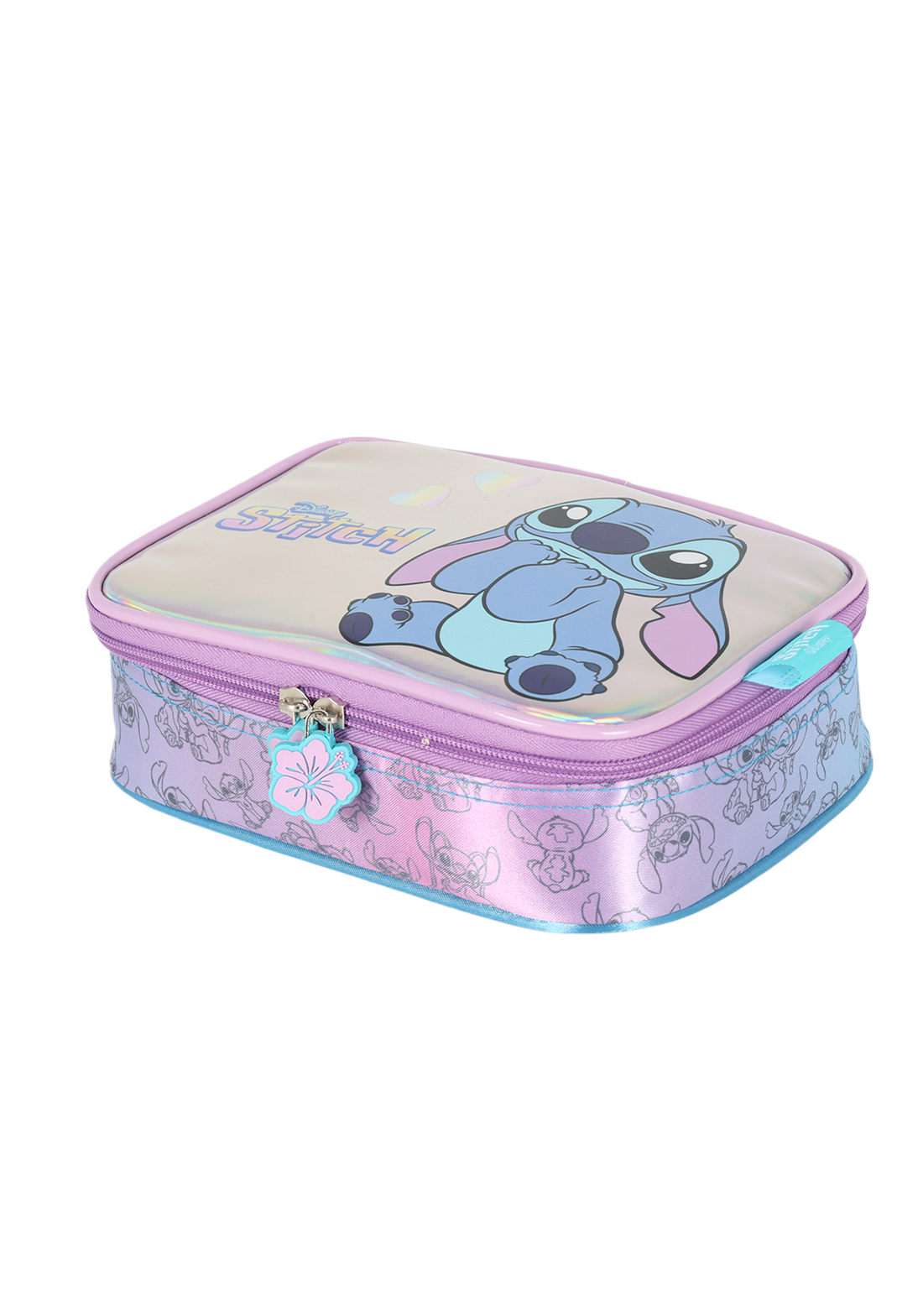 Estojo Box Duplo Stitch Holográfico Luxcel Disney - Stitch