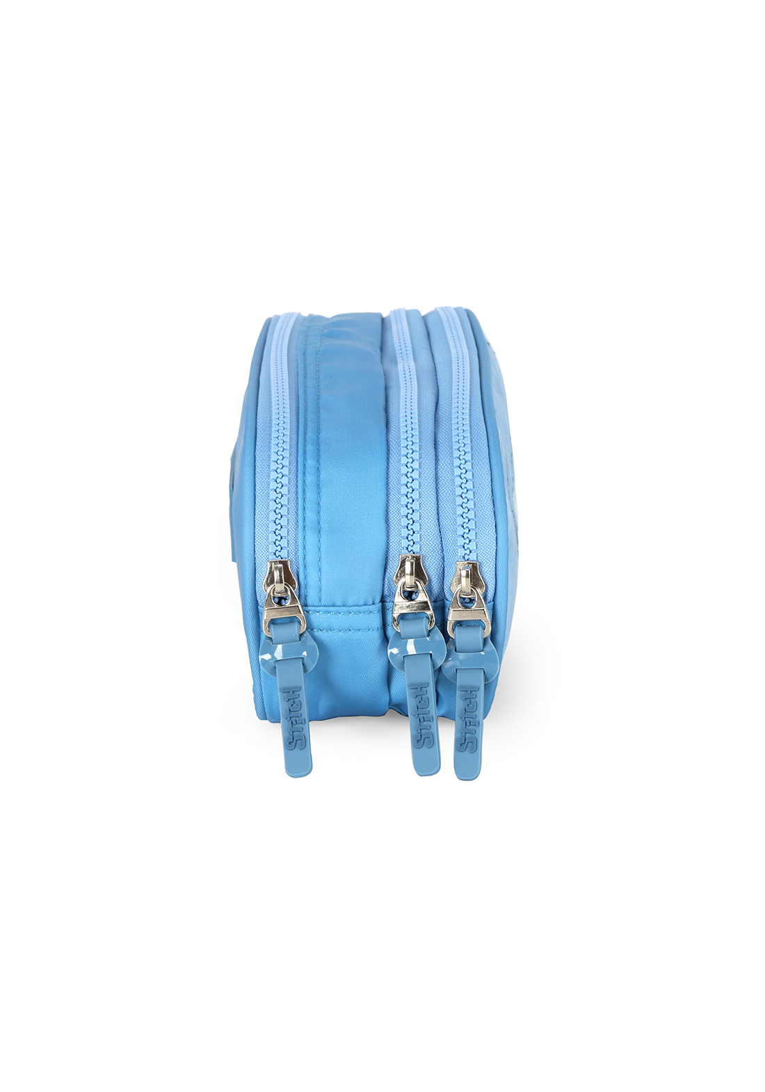 Estojo Escolar Stitch Disney Luxcel Azul 3 Divisórias