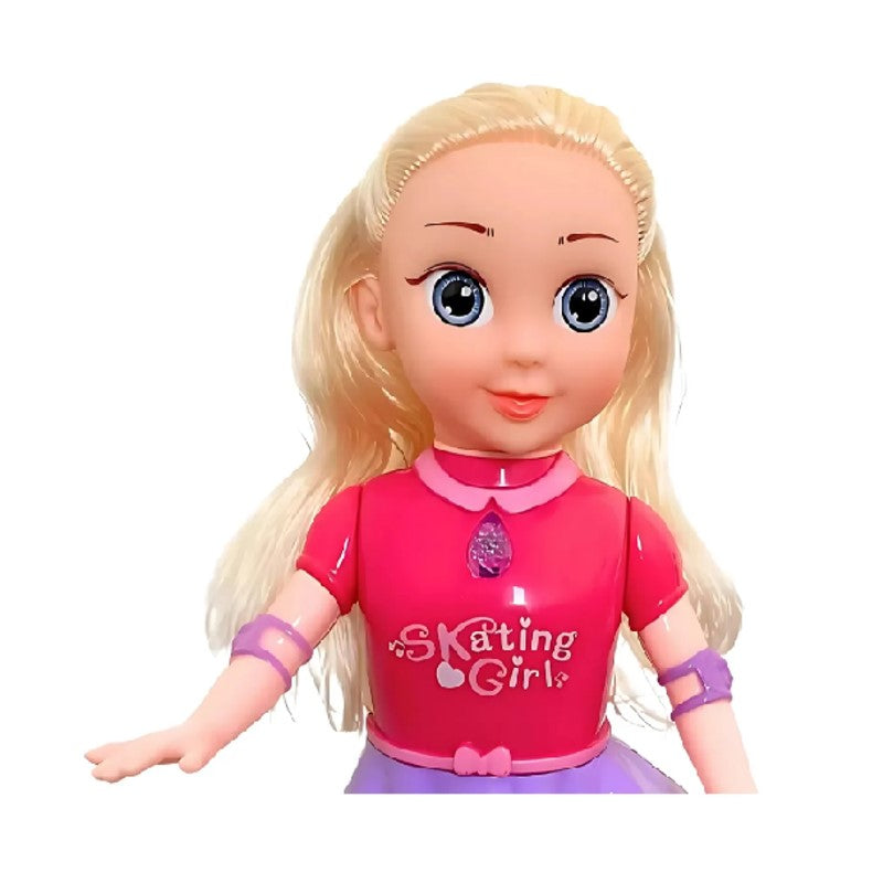 Boneca Amy Patinadora com Luz e Som - ZEIN