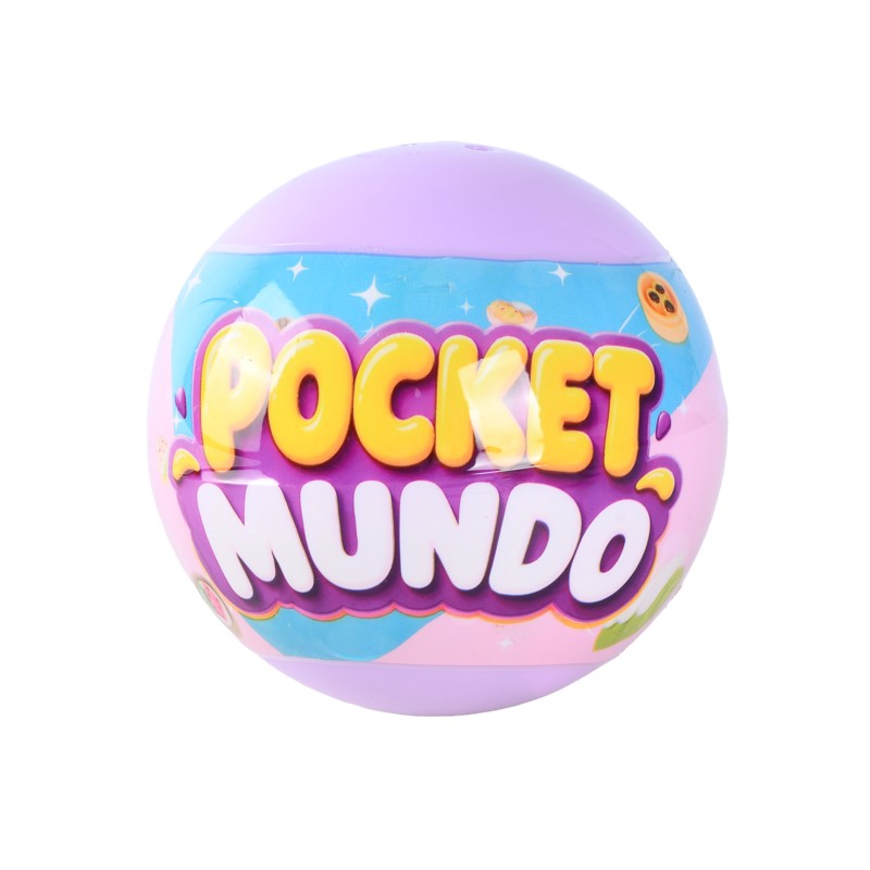 Conjunto Mini Geladeira Retrô com Cápsula Surpresa Pocket Mundo - Brink Center