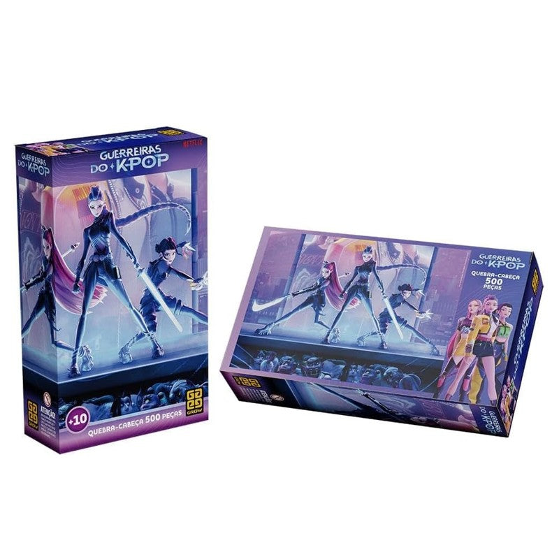 Quebra-cabeça 500 Peças Guerreiras Do K-pop - Grow