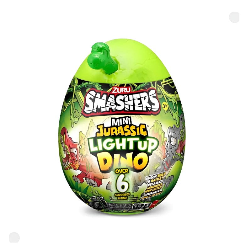 Smashers Light Ovo Médio Jurassic Verde Série 1 Surpresa - Fun