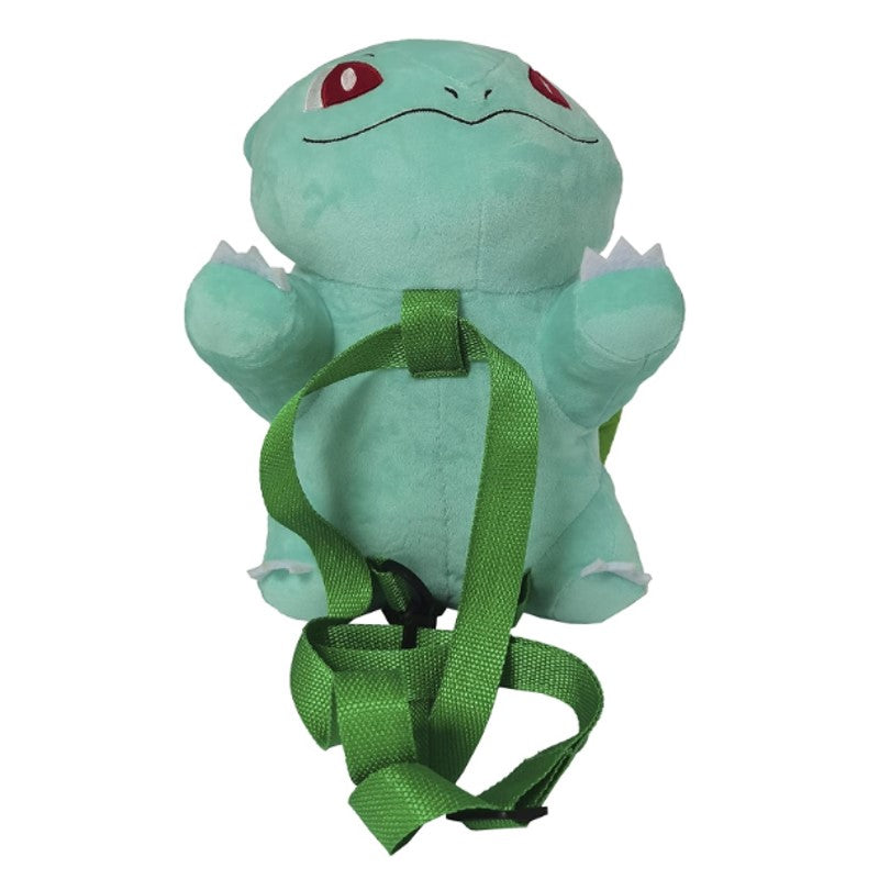 Mochila Infantil Pelúcia Pokémon Bulbasauro - BBR