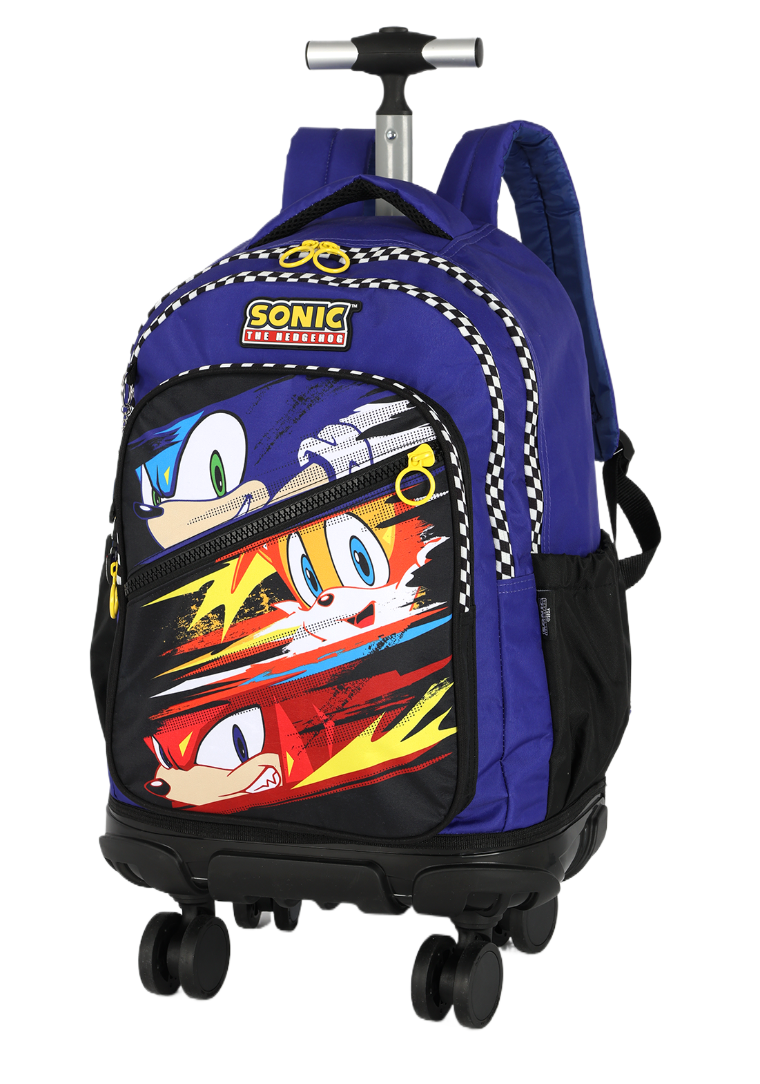 Kit Escolar Mochila Lancheira Estojo Sonic The Hedgehog Oficial Luxcel