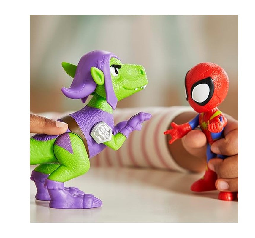 Boneco Spidey E Goblin Raptor Dino-Webs - Hasbro G0120