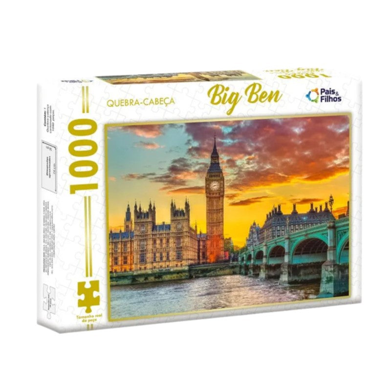 Quebra-Cabeça Big Ben 1000 Pçs - Pais & Filhos