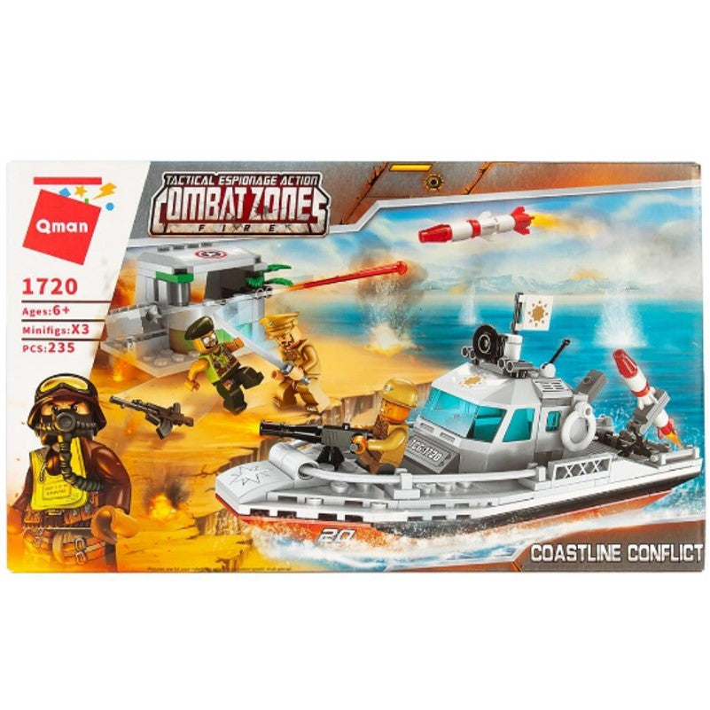 Blocos de Montar Combat Zones Conflito na Costa - KEEPPLAY