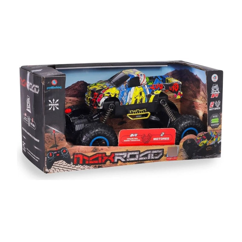 Carrinho Controle Remoto 2x4 Max Road - Polibrinq