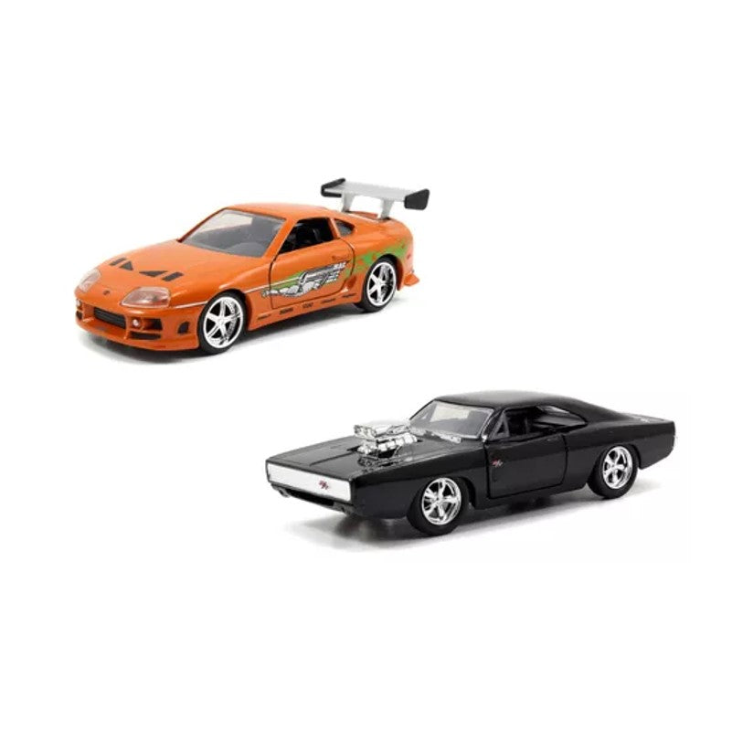Set com 2 Miniaturas Velozes e Furiosos Dodge e Toyota - Jada