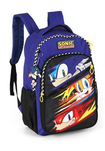 Mochila Escolar Sonic The Hedgehog Oficial Luxcel