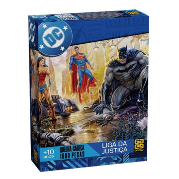 Quebra Cabeça 1000 Peças Liga Da Justiça - Grow