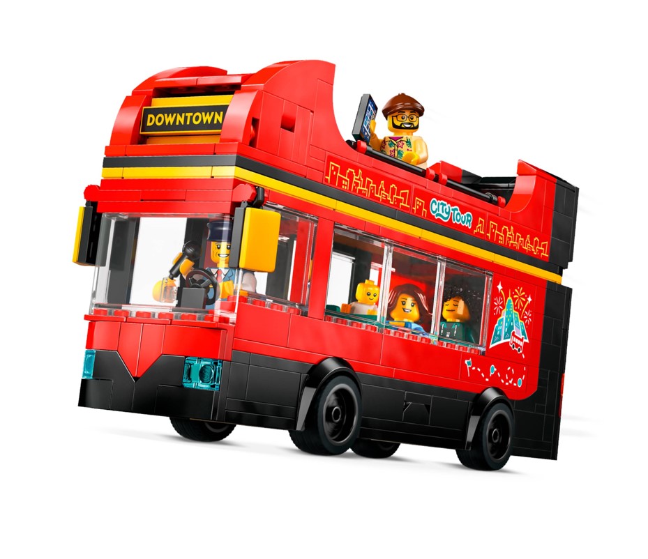 Lego City Ônibus Turístico Vermelho de Dois Andares - 60407